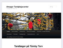 Tablet Screenshot of amagertandplejecenter.dk